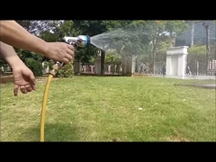 Lavadora de presión baja de manguera de jardín de metal de 8 modos con control del gatillo frontal