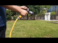 8 modos para diferentes necesidades de limpieza Arma de rociado de agua metálica para uso versátil