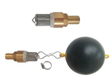 quality Equipo de cobre amarillo de la manguera de la succión con la válvula de control, la abrazadera y la bola de flotación factory